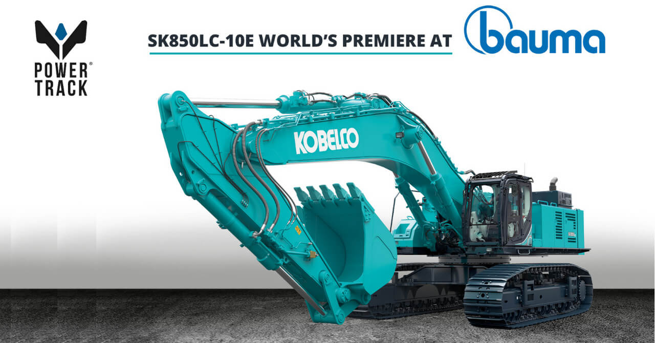 SK850LC-10E: Kobelco presenta su nueva excavadora, la más grande de Europa.