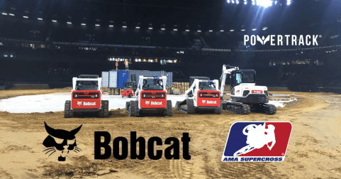Bobcat al servicio de JLFO para el mayor circuito europeo de Supercross